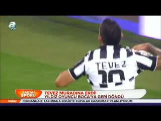 Tevez muradına erdi!