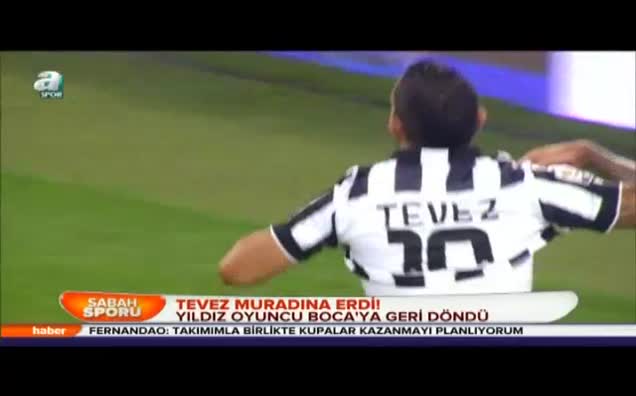 Tevez muradına erdi!