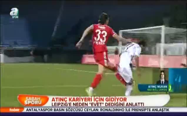 Atınç kariyeri için gidiyor