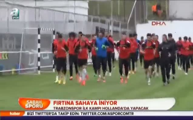 Fırtına sahaya iniyor