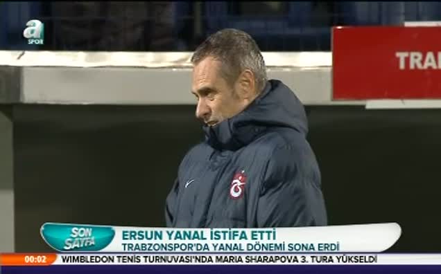 Ersun Yanal istifa etti!