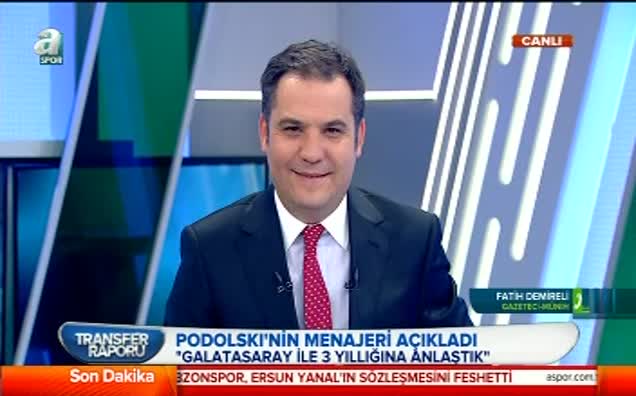 Podolski Galatasaray'da!