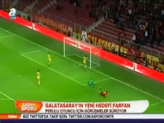 Galatasaray'ın yeni hedefi Farfan