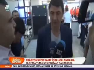 Trabzonspor kamp için Hollanda'da