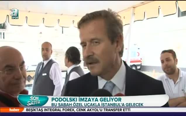 Podolski imzaya geliyor!