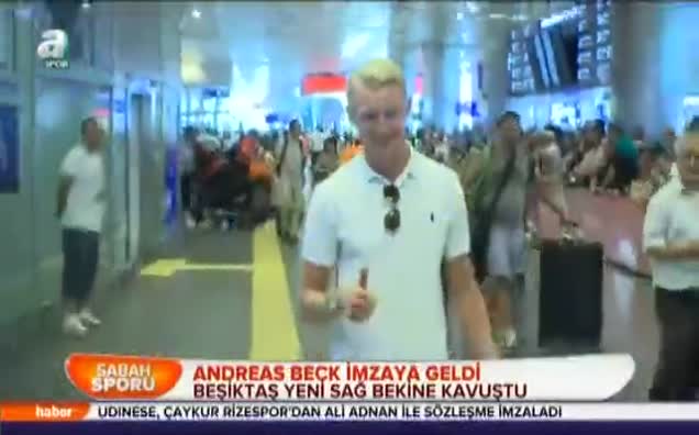 Andreas Beck imzaya geldi