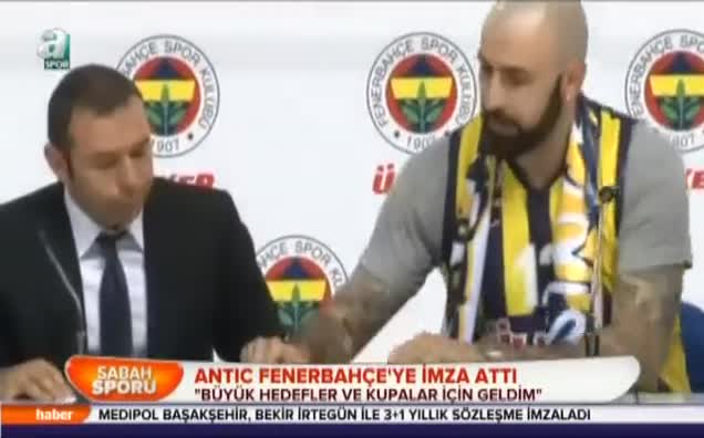 Antic Fenerbahçe'ye imza attı