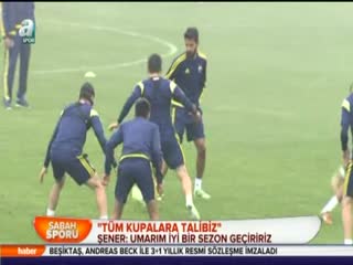 "Tüm kupalara talibiz"