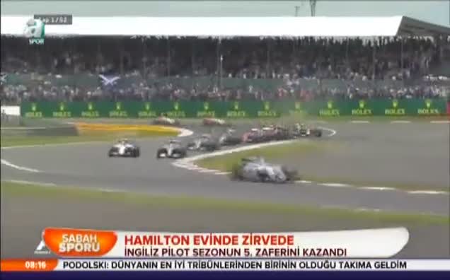 Hamilton evinde zirvede