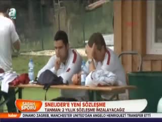 Sneijder'e yeni sözleşme