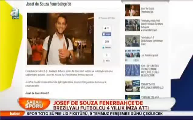 Josef De Souza Fenerbahçe'de