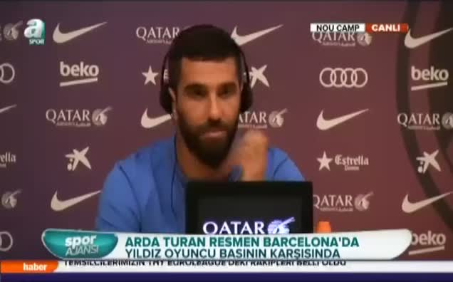 Arda resmen Barcelona'da