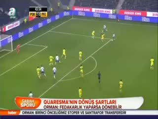 Quaresma ve Van Persie açıklaması