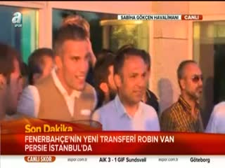Van Persie İstanbul'da