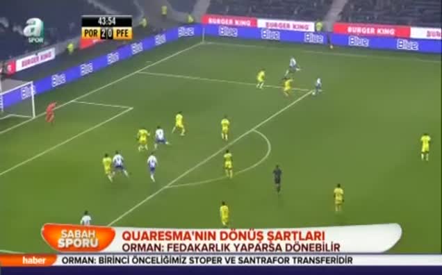 Quaresma ve Van Persie açıklaması