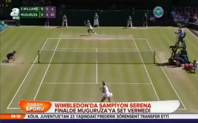 Wimbledon'da şampiyon Serena
