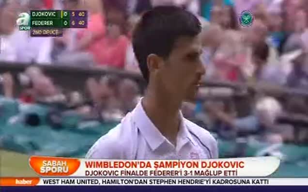 Wımbledon'da şampiyon Djokovic