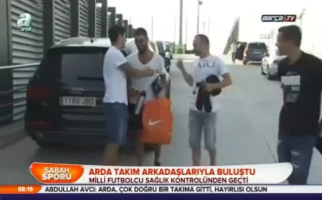 Arda takım arkadaşlarıyla buluştu