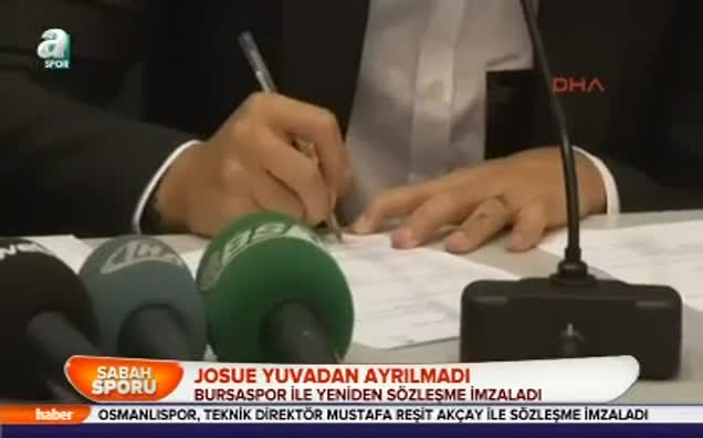 Josue yuvadan ayrılmadı