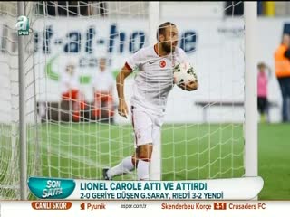 Lionel Carole hem attı hem attırdı!