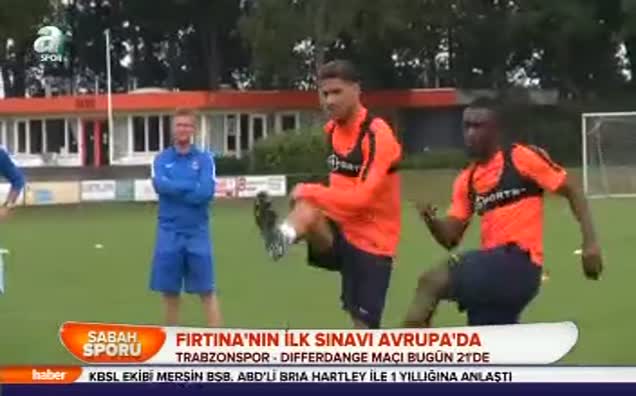 Fırtına'nın ilk sınavı Avrupa'da