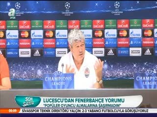 Lucescu: İlk tercihim Fenerbahçe değildi