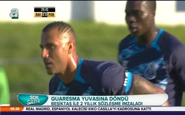 Quaresma yuvaya döndü!