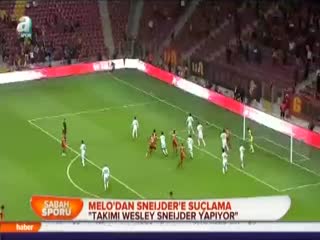 Melo'dan Sneijder'e suçlama