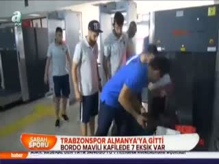 Trabzonspor Almanya'ya gitti