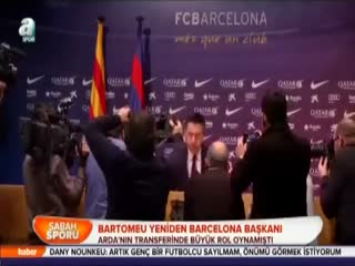 Bartomeu yeniden Barcelona başkanı