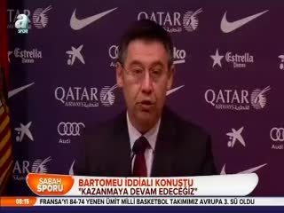Bartomeu iddialı konuştu