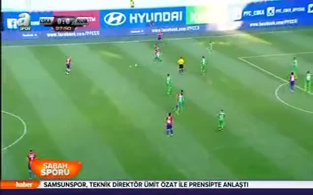 CSKA Moskova 1-0 Rubin Kazan (özet)