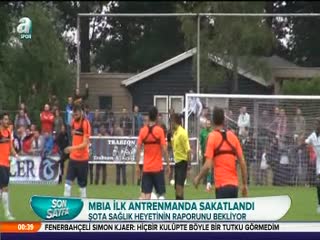 Trabzonspor'da Mbia sakatlandı