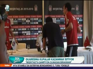 "Beşiktaş'la şampiyon olmak istiyorum"