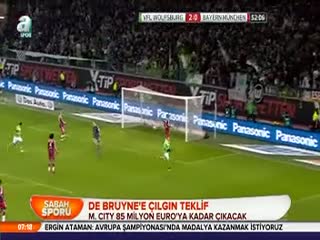 De Bruyne'e çılgın teklif