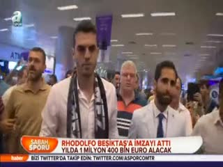 Rhodolfo Beşiktaş'a imzayı attı