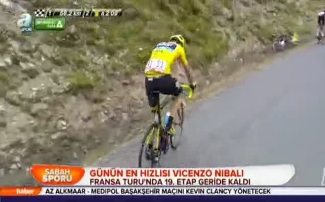 Günün en hızlısı Vıcenzo Nibali
