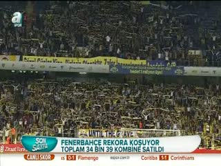 Fenerbahçe'de kombine çılgınlığı!