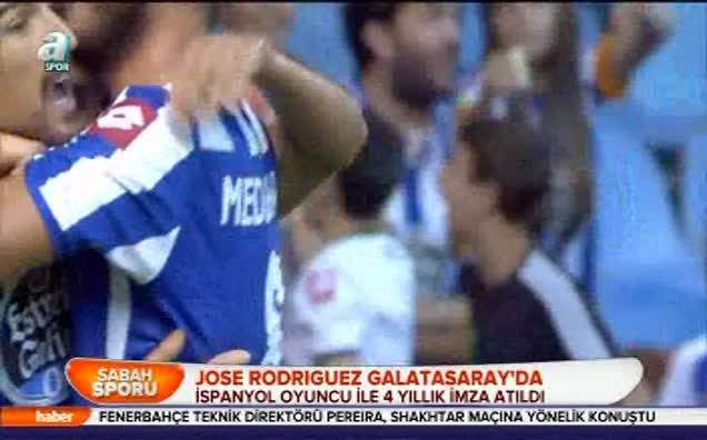 Jose Rodriguez Galatasaray'da!