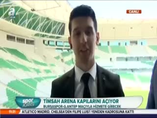 Timsah Arena kapılarını açıyor