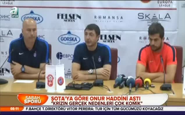 Şota'ya göre Onur haddini aştı