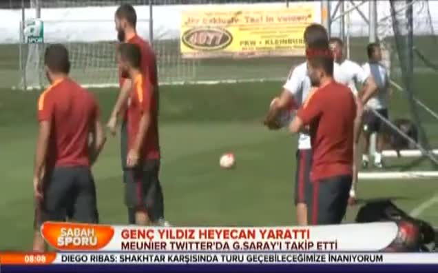 Meunier heyecan yarattı
