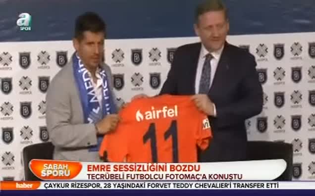 Emre sessizliğini bozdu