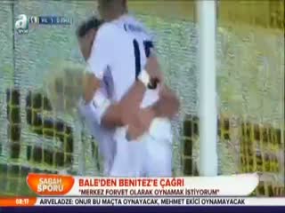 Bale'den Benitez'e çağrı