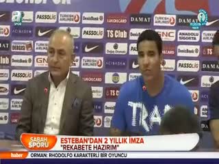 Esteban'dan 2 yıllık imza