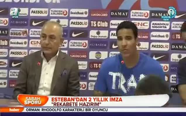Esteban'dan 2 yıllık imza