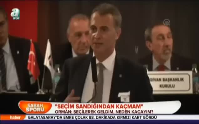 "Seçim sandığından kaçmam"