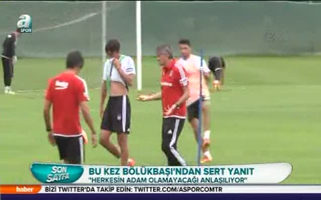 Bölükbaşı'ndan Şenol Güneş'e cevap!