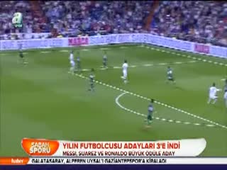 Yılın futbolcusu adayları 3'e indi