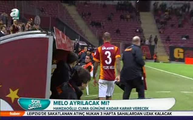 Galatasaray'da Melo belirsizliği!